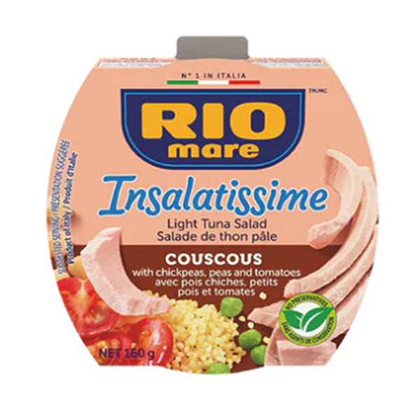 RIO MARE - LIGHT TUNA WITH COUSCOUS INSALATISSIMA 18x160 GR