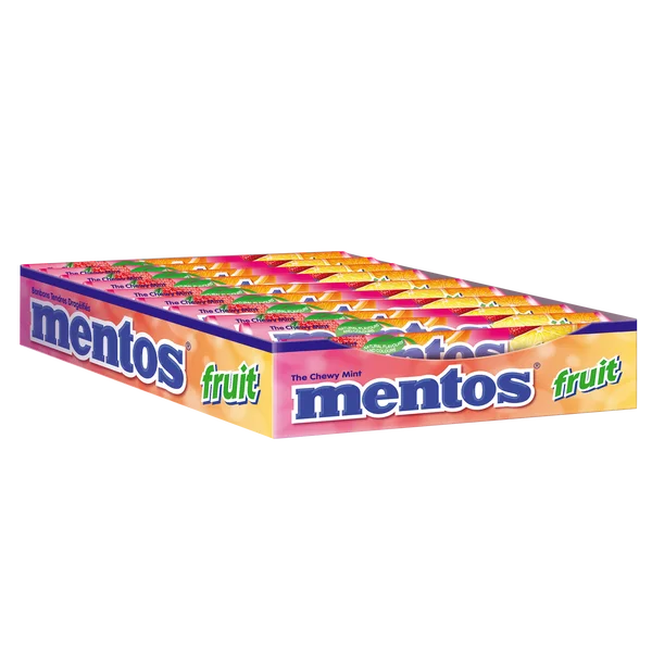 Rouleaux de Mentos à la menthe fruitée - 80 × 37,4 g - Distribution canadienne - Livraison gratuite au Canada pour les commandes de plus de 199 $ CA