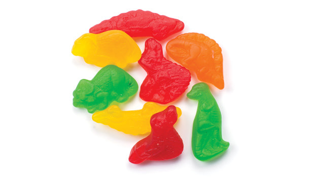 Sour Jelly Dinosaurs Candy - Bulk 22 LB Box - Canadian Distributor
