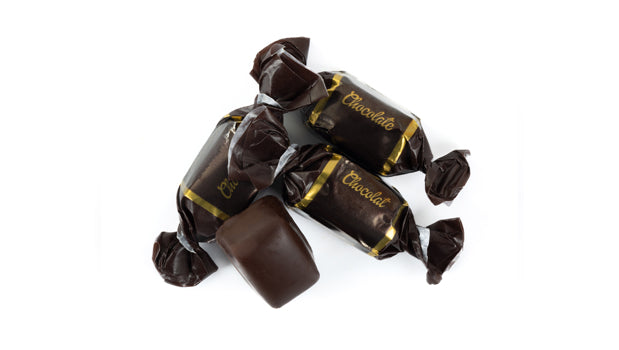 Waterbridge dark chocolate covered soft toffee - individually wrapped - 13 LB Box - Canadian distribution