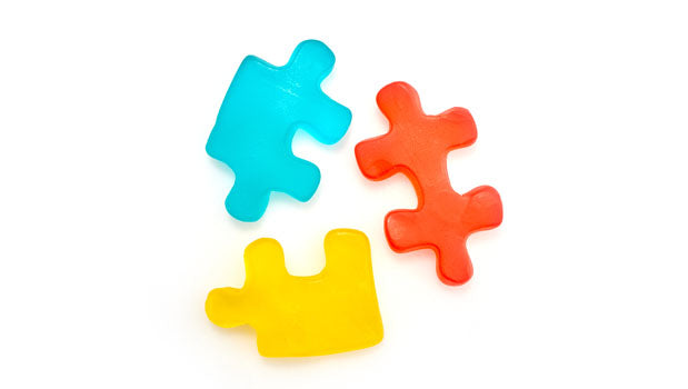 McCormick's Gummy Puzzle Candy - 22 LB Box - Canadian Distribution