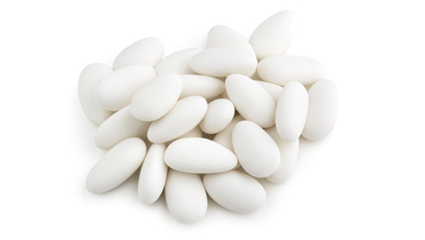 White Almond Confetti - 10 LB Box - Canadian distribution