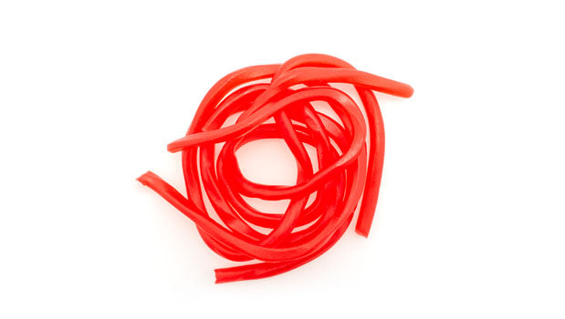 Dutch Strawberry Licorice Laces - 20 LB Box - Canadian distribution