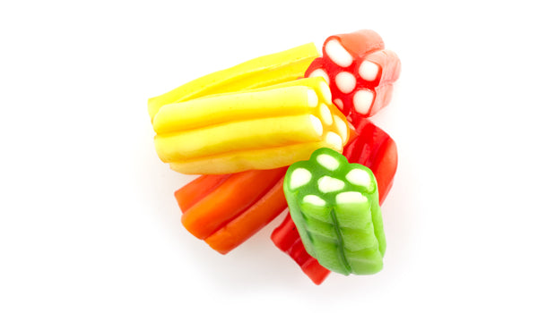 Fruit pistons (assorted flavors) 26.5 LB box