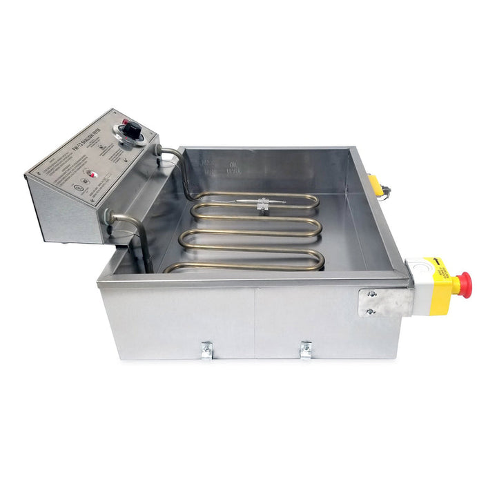 FW-12 Fryer with Drain (Hydro approved)  - Gold Medal - Made in the USA