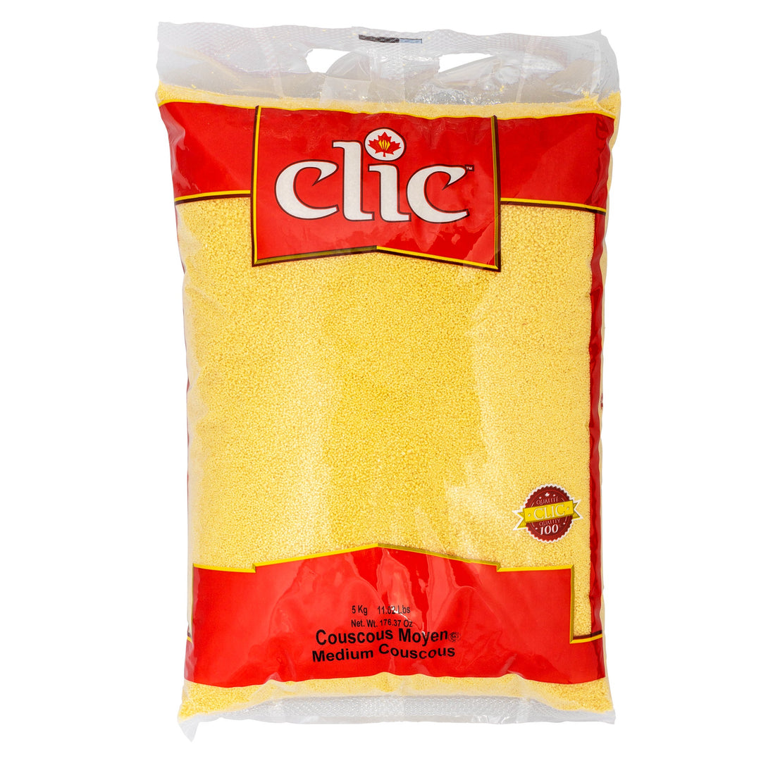 Clic Medium Couscous - 4 x 5 kg - Grocery and Food Items - Canadian Distribution