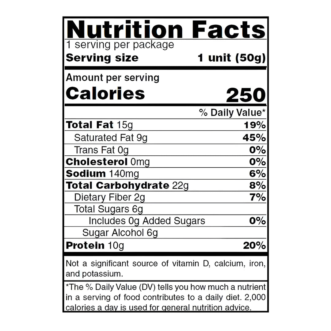 Mrs Taste Cookie'wich- Cookies N Cream 10x50g - Canadian Distribution - Ships Free Within Canada on Orders Above CAD $199