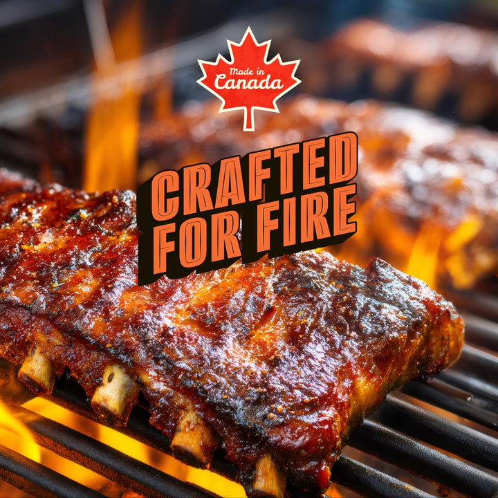 Meat and Fire Co – BBQ Spices and Rubs Gift Set – 5 Gourmet Seasonings – Gift box