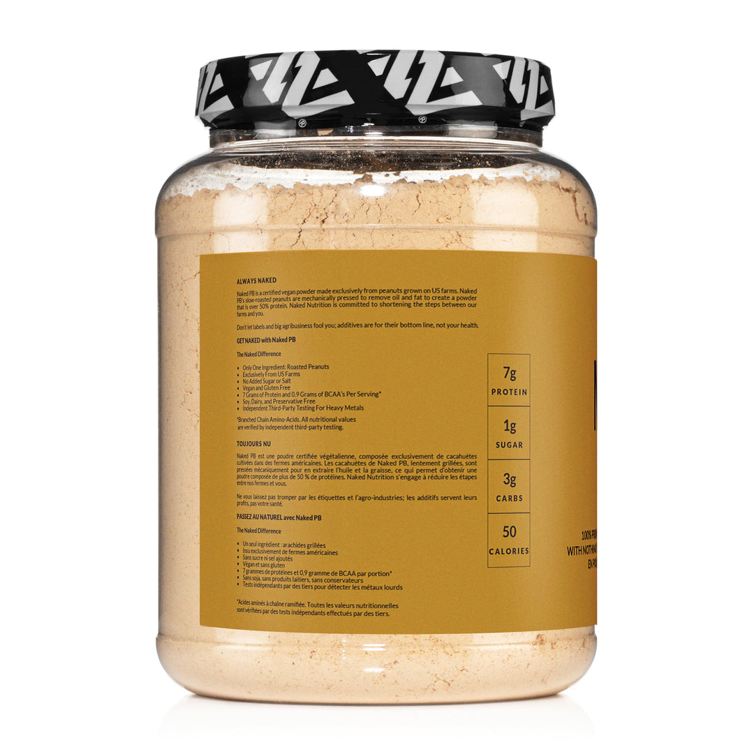 Naked PB – Powdered Peanut Butter – 2LB