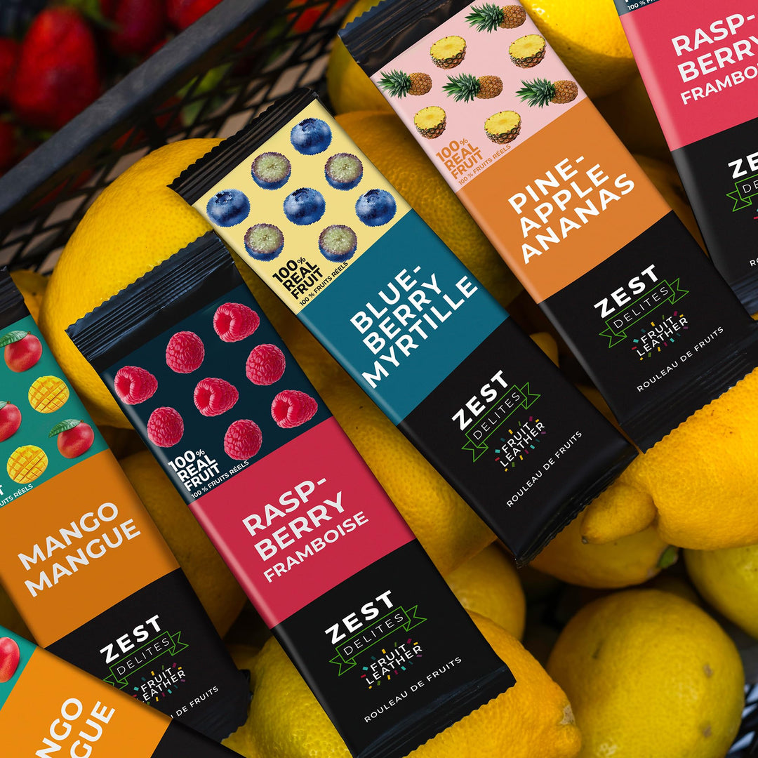 Zest Delites – Fruit Leather Lavashak – Mixed Fruit – 36 × 25g – Gluten-Free