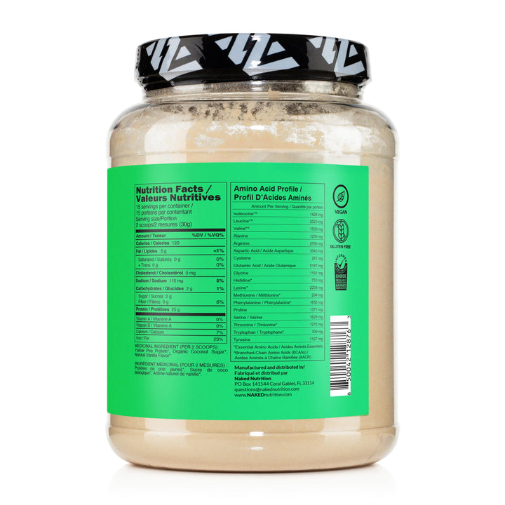 Naked Nutrition – Pea Protein – Unflavoured – 2lb – Plant based isolate