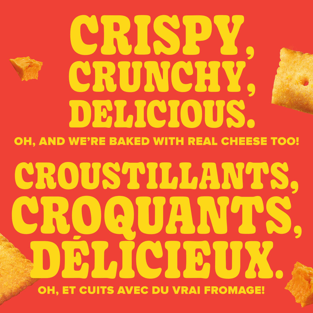 Pure Protein Cheddar Cheesy Crackers - 10G Protein Per Serving, Pack of 8 - Canadian Distribution - Ships Free Within Canada on Orders Above CAD $199