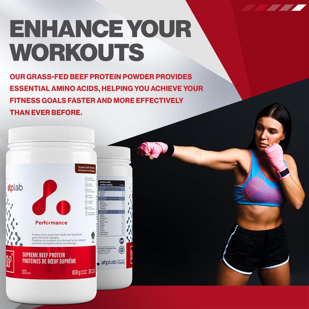 ATP Lab – Beef Protein Powder – Chocolate – 850 g, 28 Servings