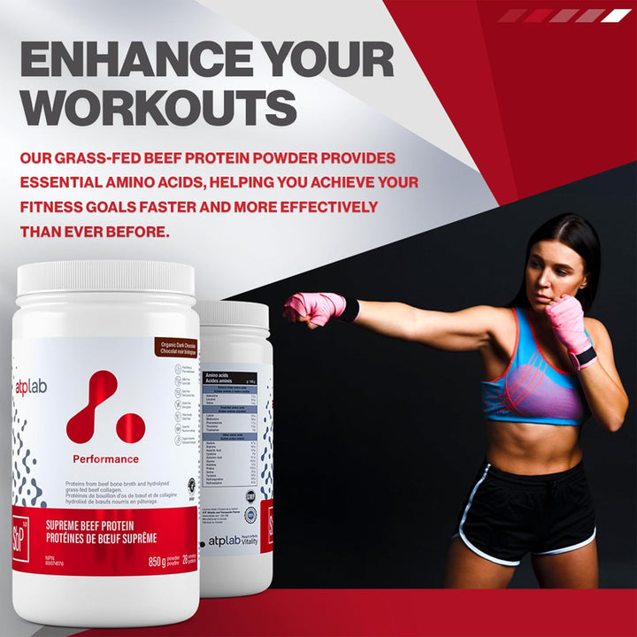 ATP Lab – Beef Protein Powder – Chocolate – 850 g, 28 Servings