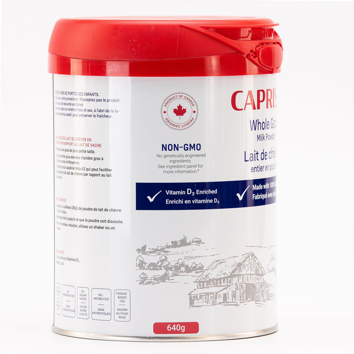 Capriss – Whole Goat Milk Powder – Vitamin D Enriched – 640g