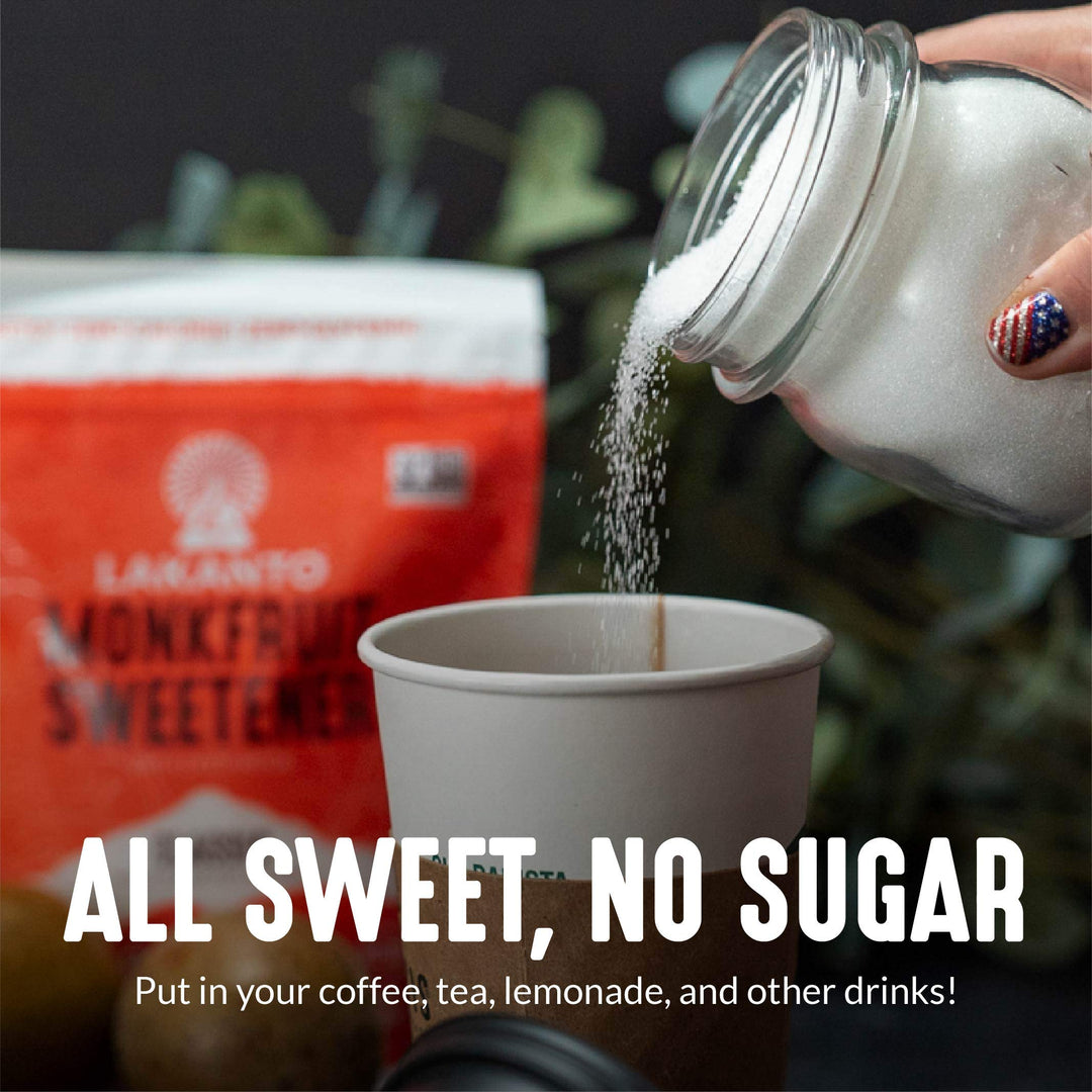Lakanto Classic Monk Fruit Sweetener with Erythritol – 1 lb Natural Sugar Substitute for Baking, Beverages & Cooking - Canadian Distribution - Ships Free Within Canada on Orders Above CAD $199
