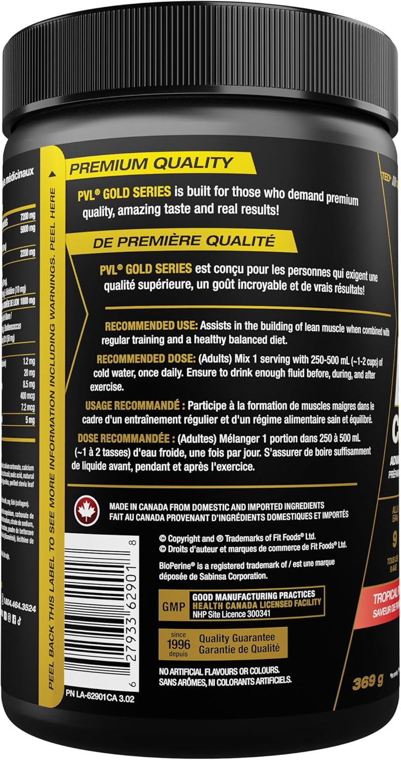PVL – EAA/BCAA Complete – Fruit Punch – 30 Servings