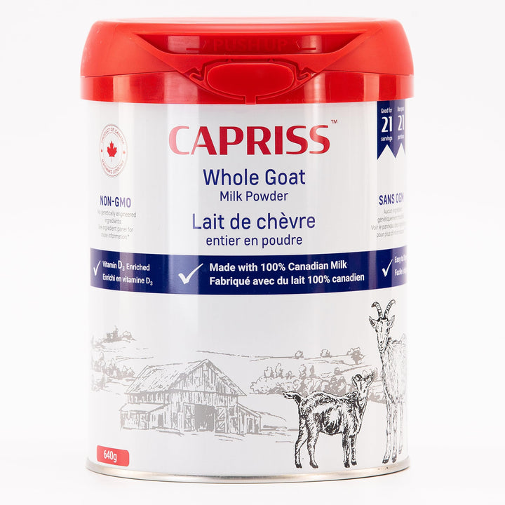 Capriss – Whole Goat Milk Powder – Vitamin D Enriched – 640g