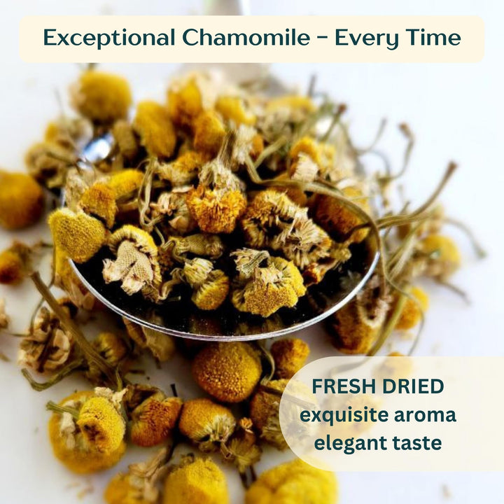 Dragonfly Herbs – Chamomile Tea – Organic Whole Flowers – 250g