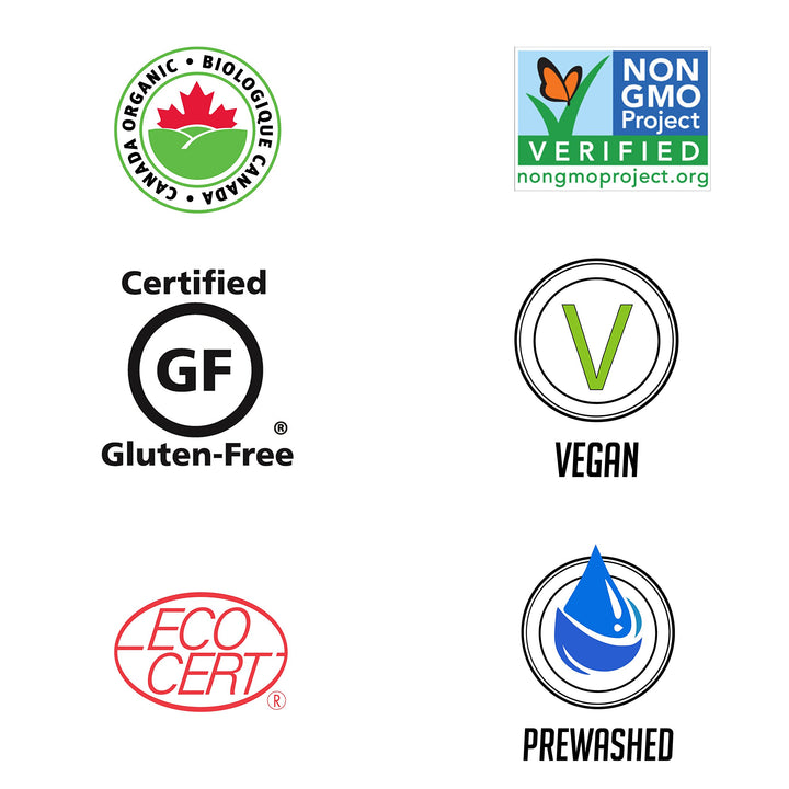 GoGo Quinoa Royal White Grain - Organic, Gluten-Free, Non-GMO, Vegan, Kosher | 2 x 500g - Canadian Distribution - Ships Free Within Canada on Orders Above CAD $199