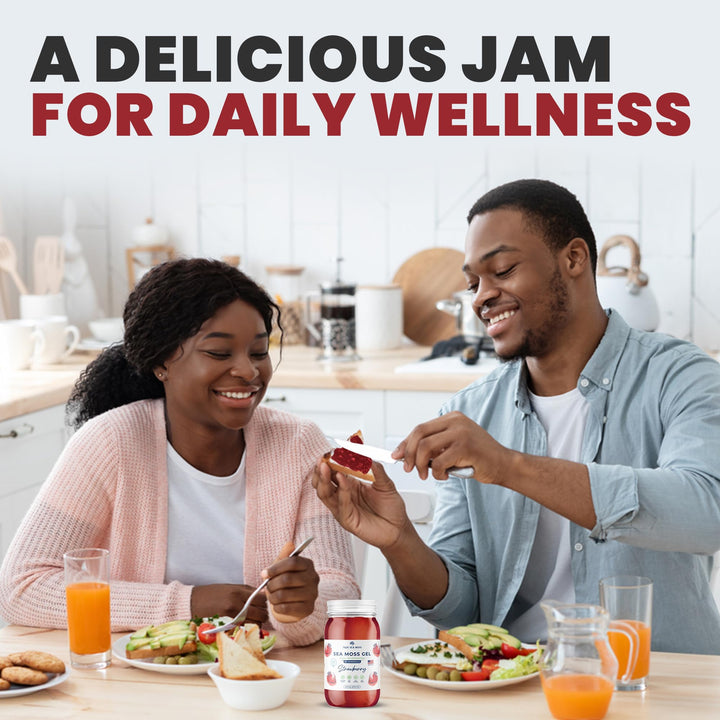 TrueSeaMoss – Sea Moss Gel – Strawberry – 473ml