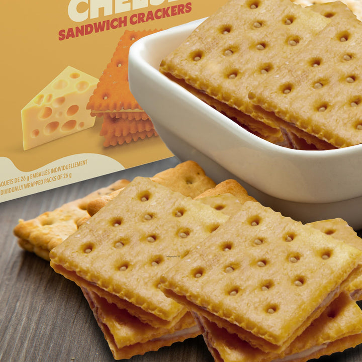 Krack-O-Pop Cheese Sandwich Crackers – 2 x 156g Box - Canadian Distribution - Ships Free Within Canada on Orders Above CAD $199