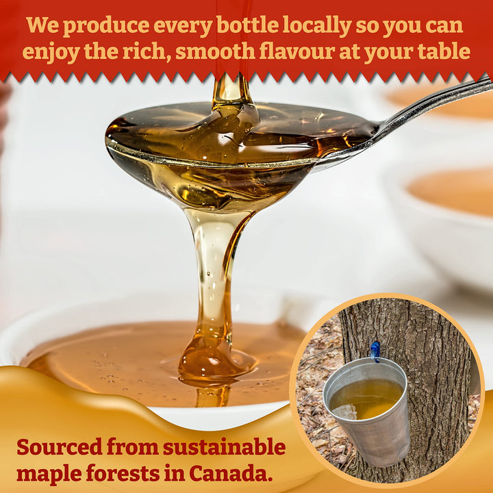 Elmira Maple Syrup – Pure Maple Syrup – Grade A Amber – Ontario Harvest