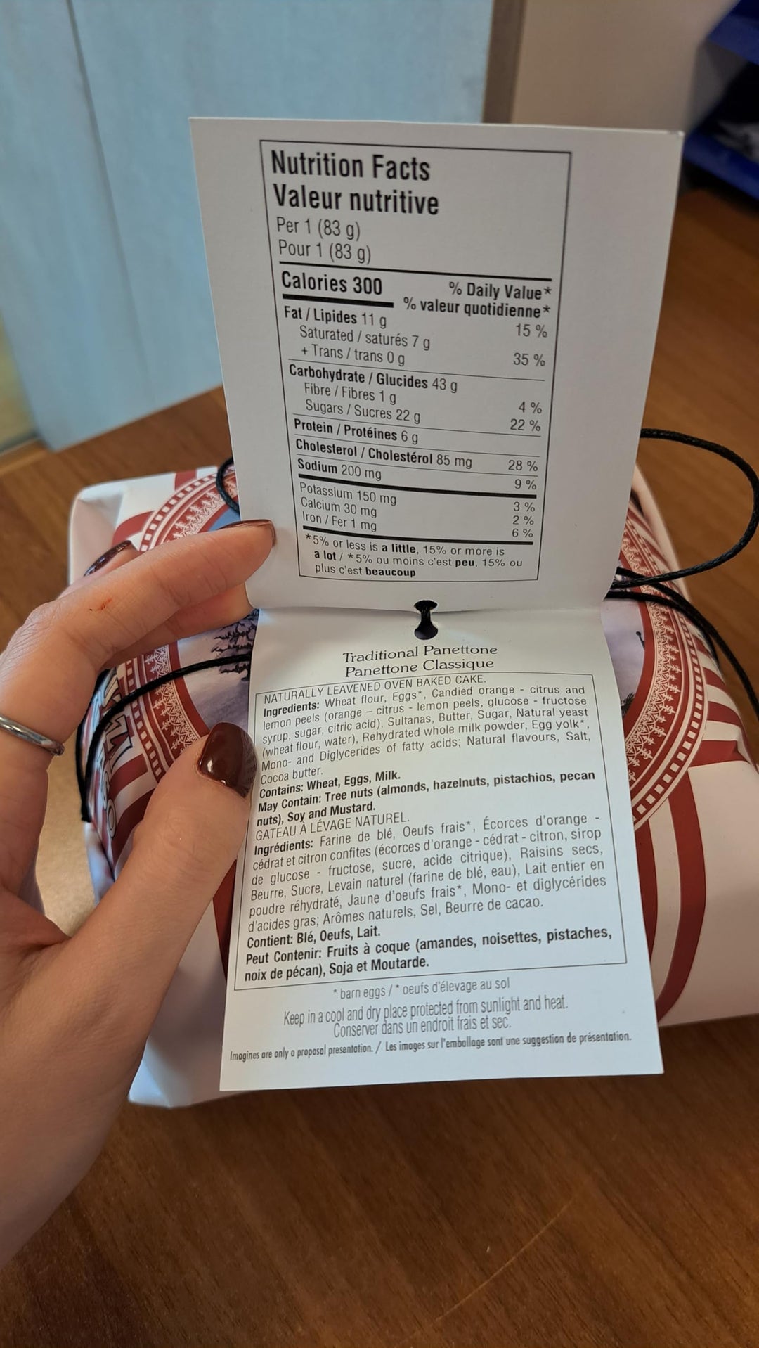 Fabbri – Tommaso Muzzi – Panettone – Traditional with Candied Fruit – 1.1 lb