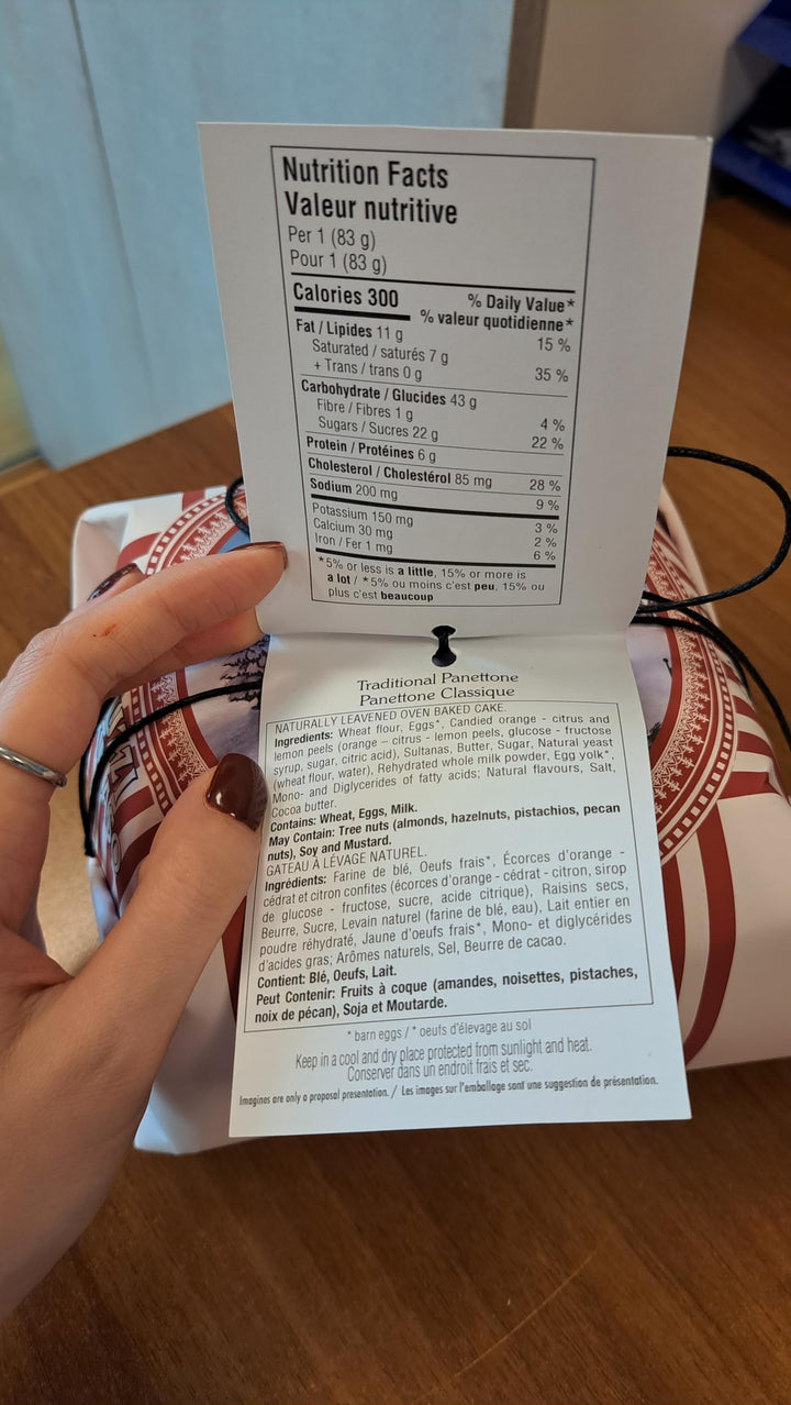 Fabbri – Tommaso Muzzi – Panettone – Traditional with Candied Fruit – 1.1 lb