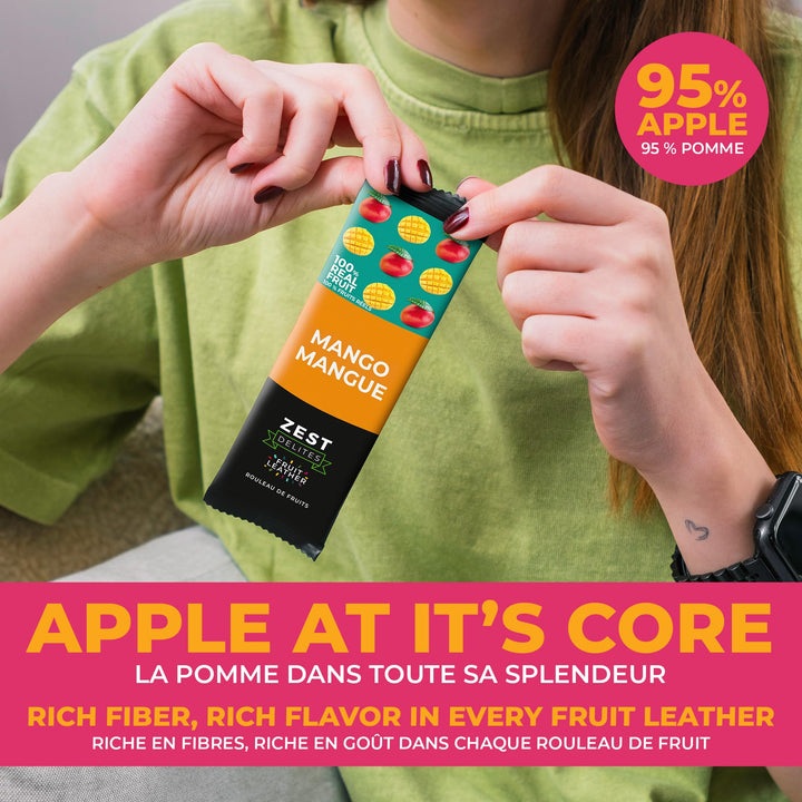 Zest Delites – Fruit Leather Lavashak – Mixed Fruit – 36 × 25g – Gluten-Free