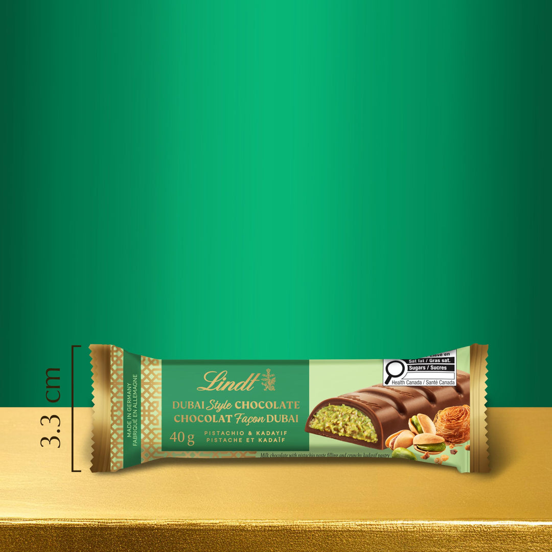Lot de 28 barres de chocolat Lindt Dubai Style, 40 g chacune
