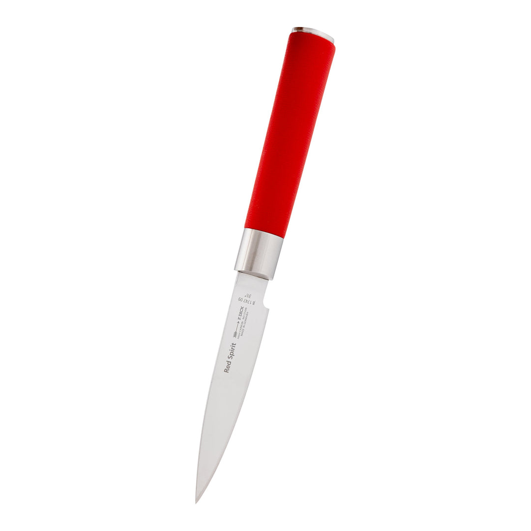 Friedrich D - Red Spirit Pairing Knife - 9 cm (3.5 in) - Restaurant Equipment and Smallwares - Canadian Distribution