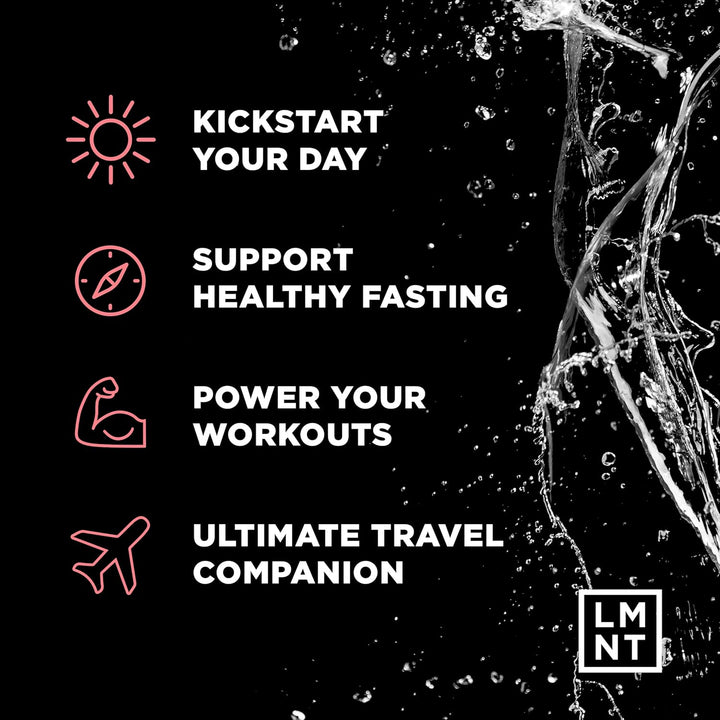 LMNT – Electrolytes – Raspberry Salt – 30 Pack