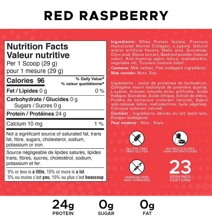 Revolution Nutrition – Splash Clear Isolate – Red Raspberry – 667g