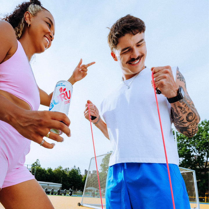 GURU – Zero Sucre Organic Energy Drink – Wild Ice Pop – 24 × 355mL – Zero sugar