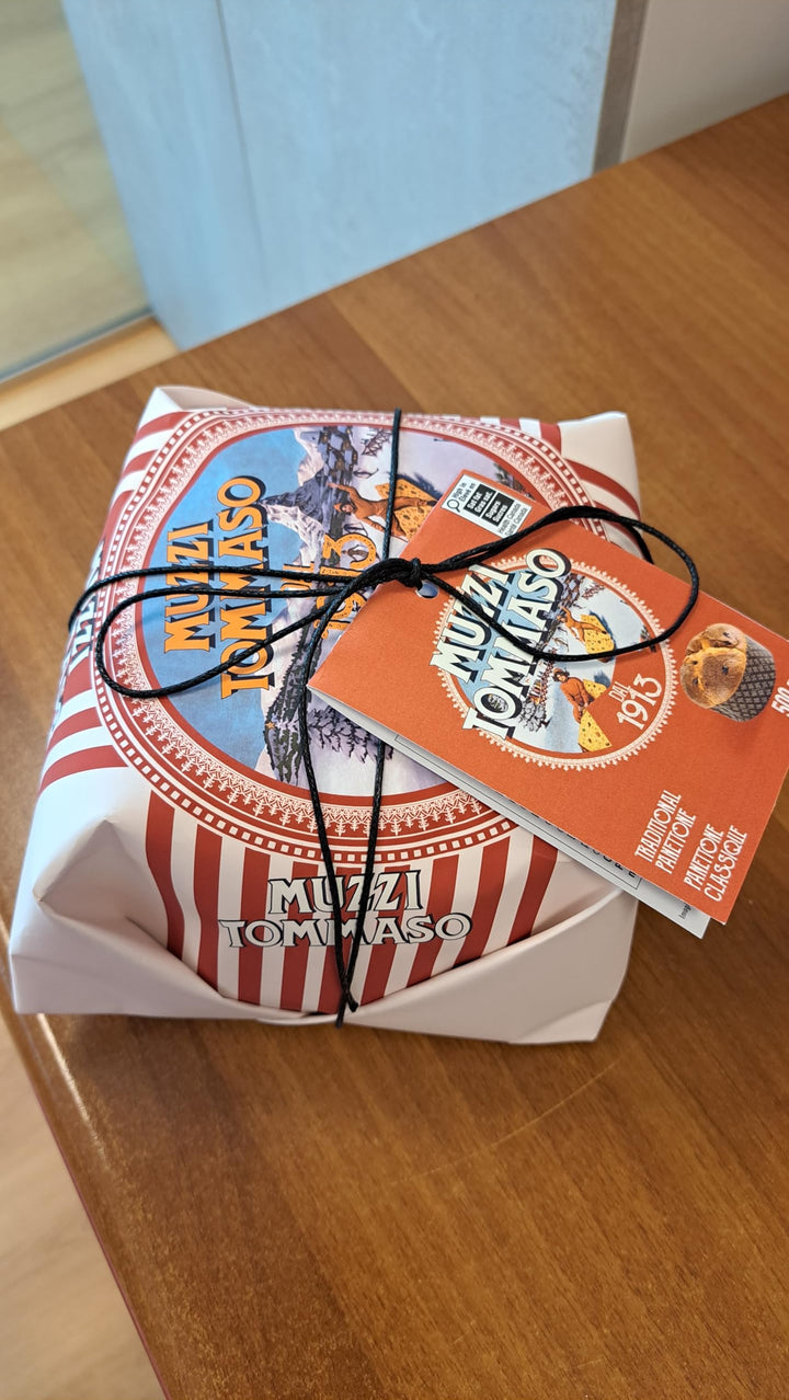 Fabbri – Tommaso Muzzi – Panettone – Traditional with Candied Fruit – 1.1 lb