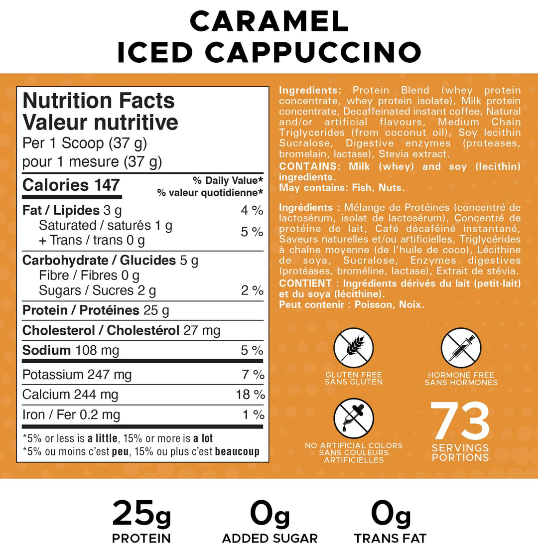 Revolution - High Whey Isolate Protein Powder - Caramel Iced Cappuccino - 6LB