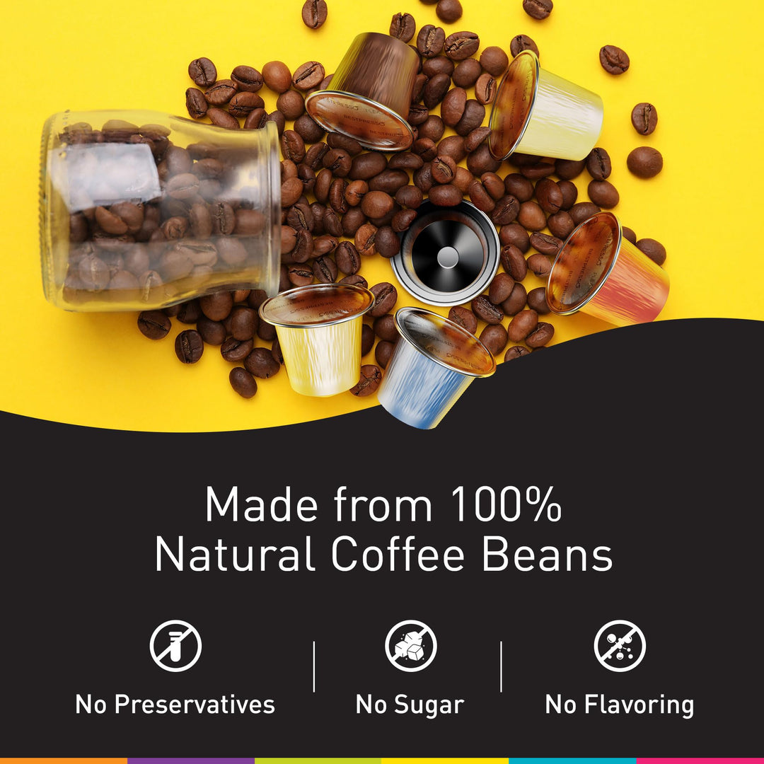 Bestpresso – Espresso Pods Variety Pack – 120 Count – Nespresso Original Compatible