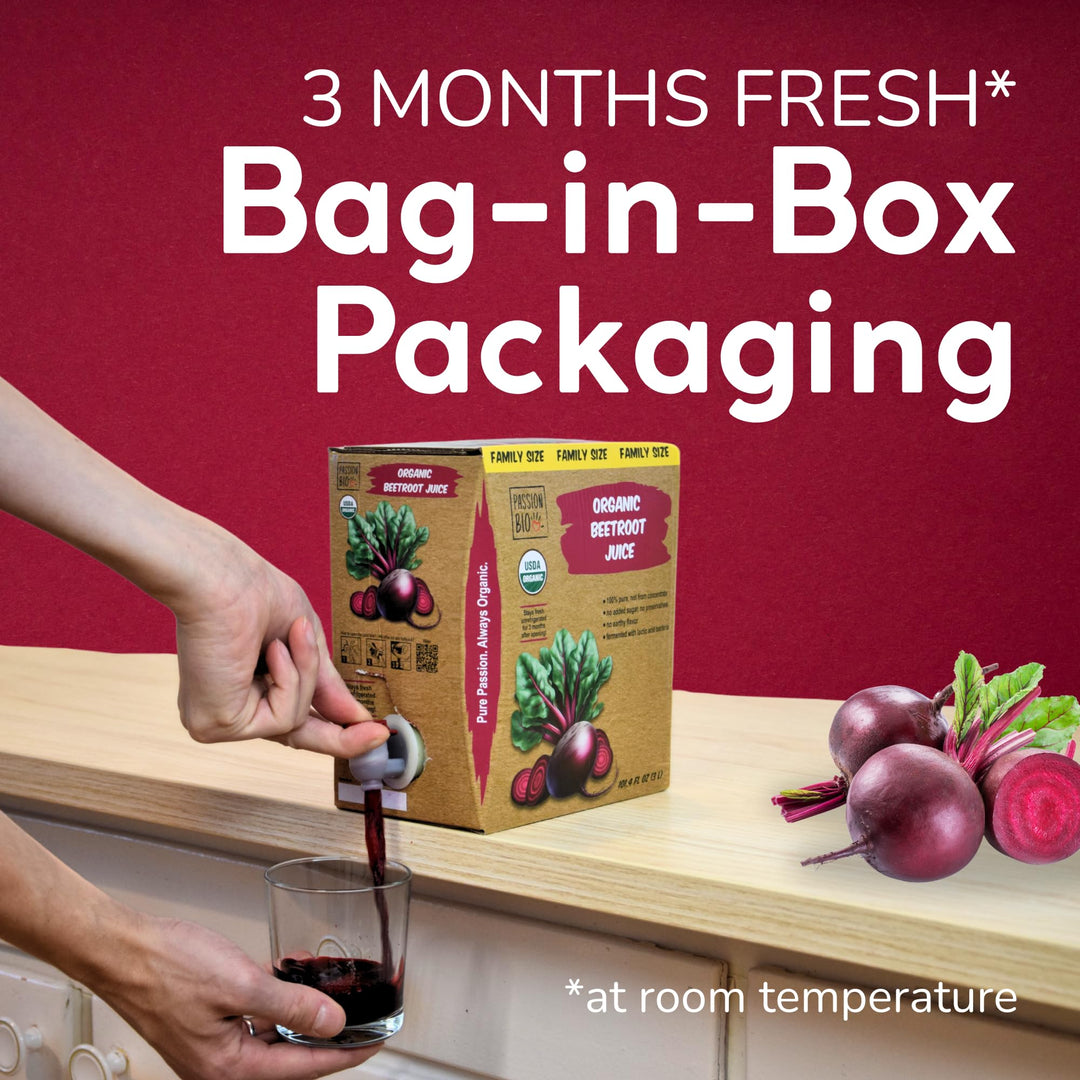 Organic Beetroot Juice – Pure Beet Juice – Original – 3L – Not From Concentrate