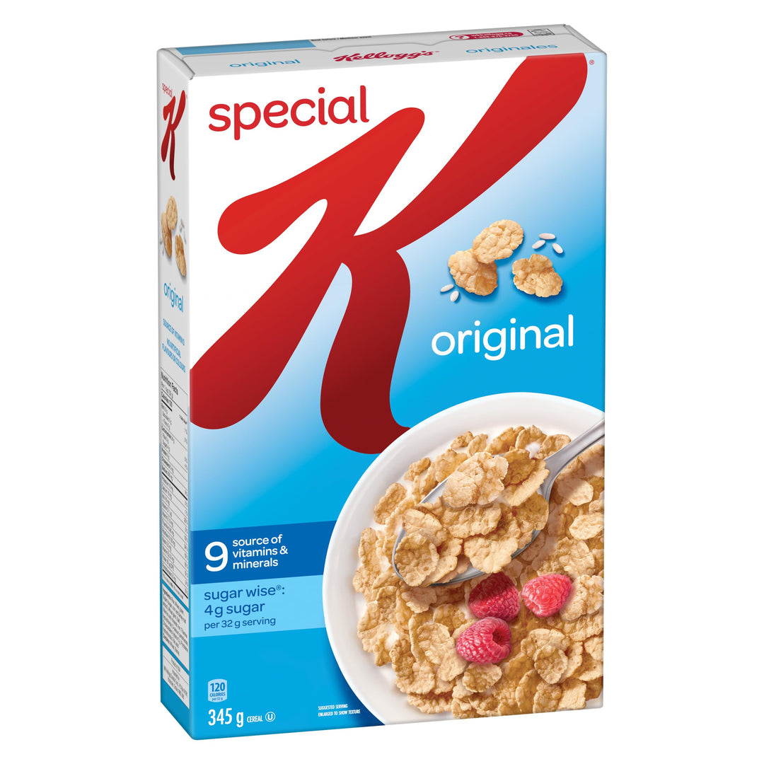 Kellogg's Special K Original Cereal 2 x 345g - Canadian Distribution - Ships Free Within Canada on Orders Above CAD $199