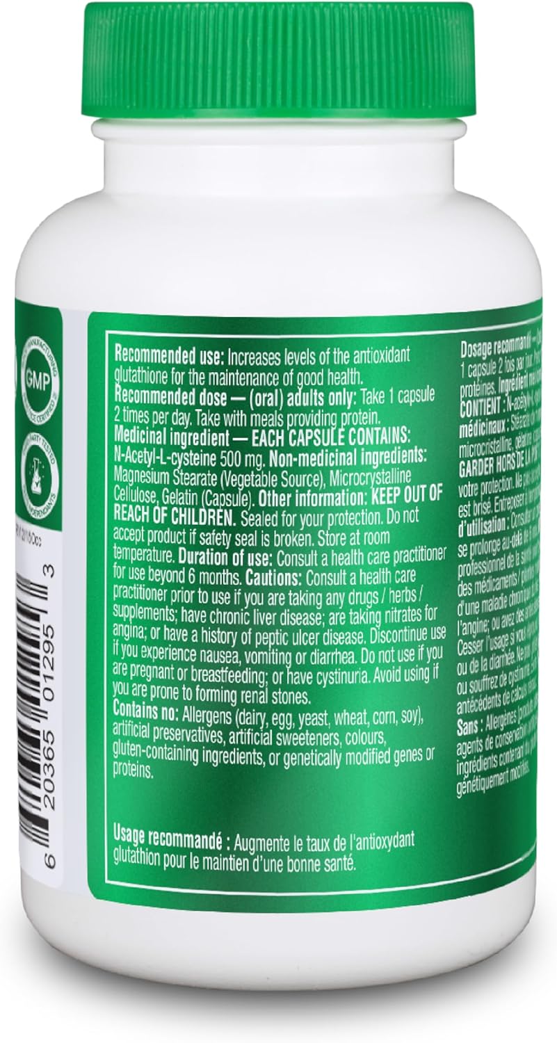 Organika – NAC – 500 mg – 90 Capsules