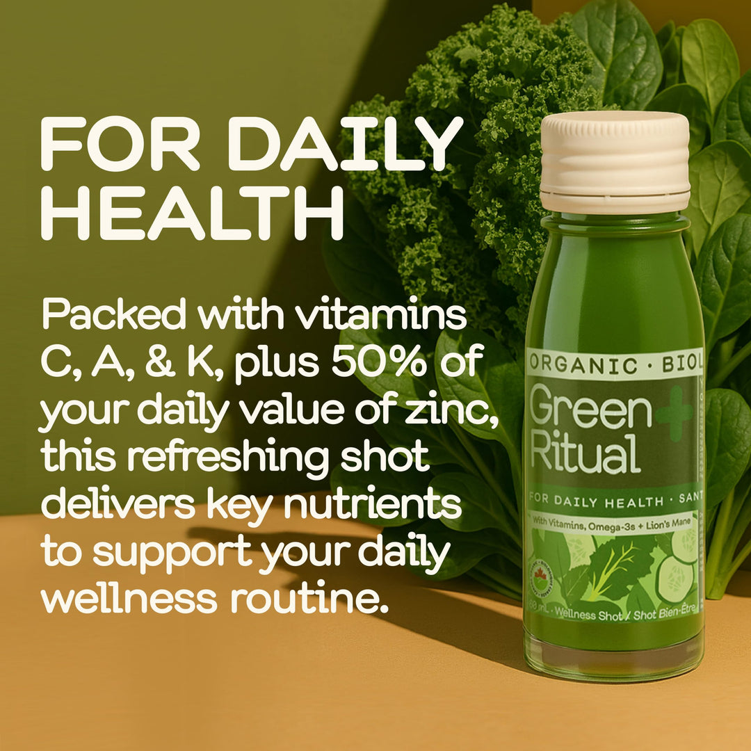 Greenhouse Juice – Green Ritual Wellness Shot – Cucumber & Spinach – 12 × 60mL – Vitamin C + Magnesium