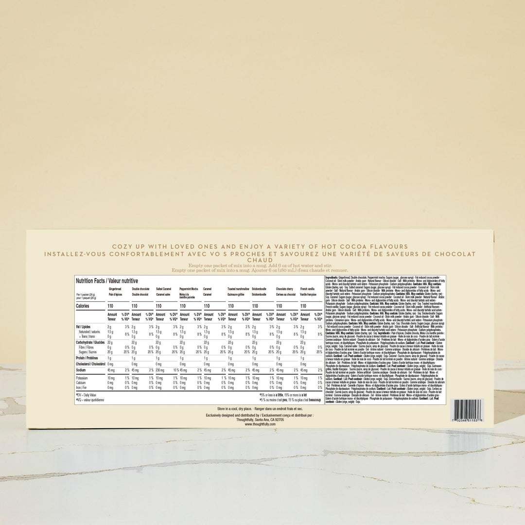 Thoughtfully – Hot Chocolate Collection – 9 Flavours – Set of 9