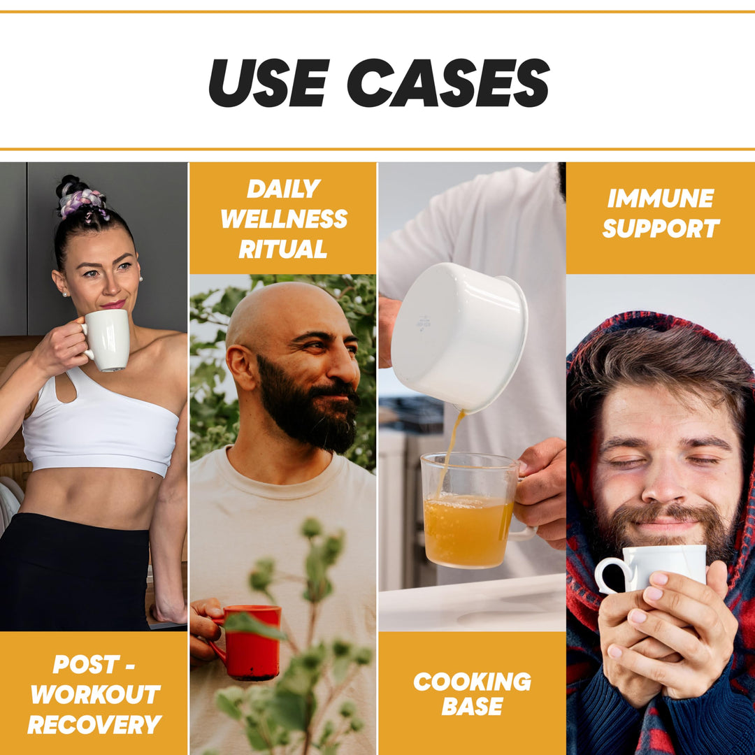 BROYA – Bone Broth – Classic Chicken – 6 × 237mL – Organic Ingredients