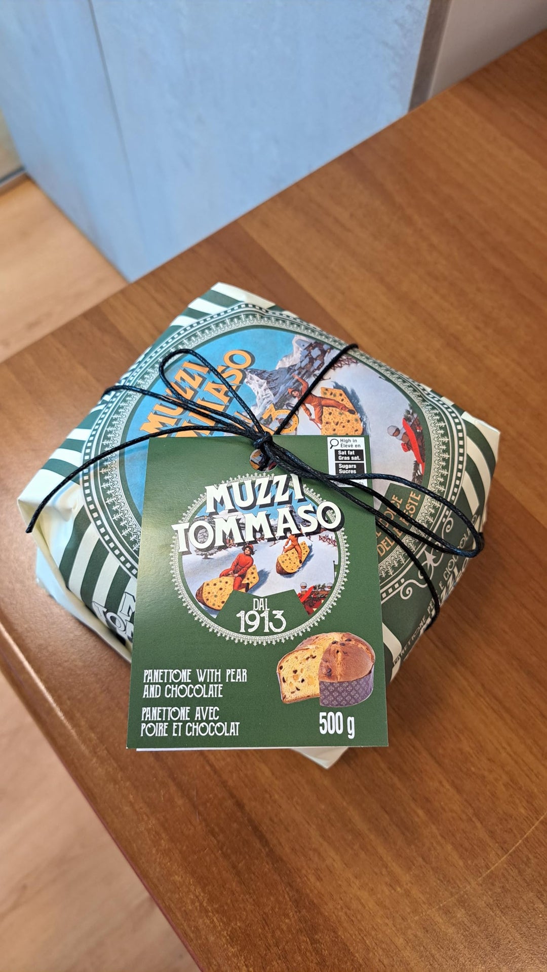 Fabbri – Tommaso Muzzi – Panettone – Pear & Chocolate – 1.1 lb