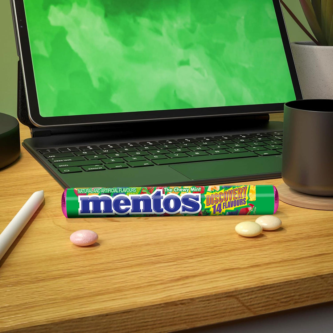 Mentos Discovery Chewy Mints - 20 Roll Pack (280 Pieces Total) - Canadian Distribution - Ships Free Within Canada on Orders Above CAD $199