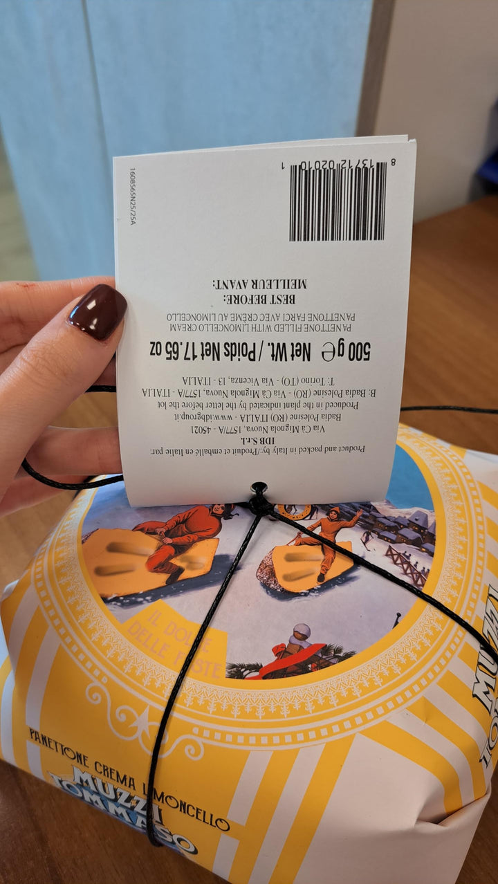 Fabbri – Tommaso Muzzi – Panettone – Limoncello – 450g