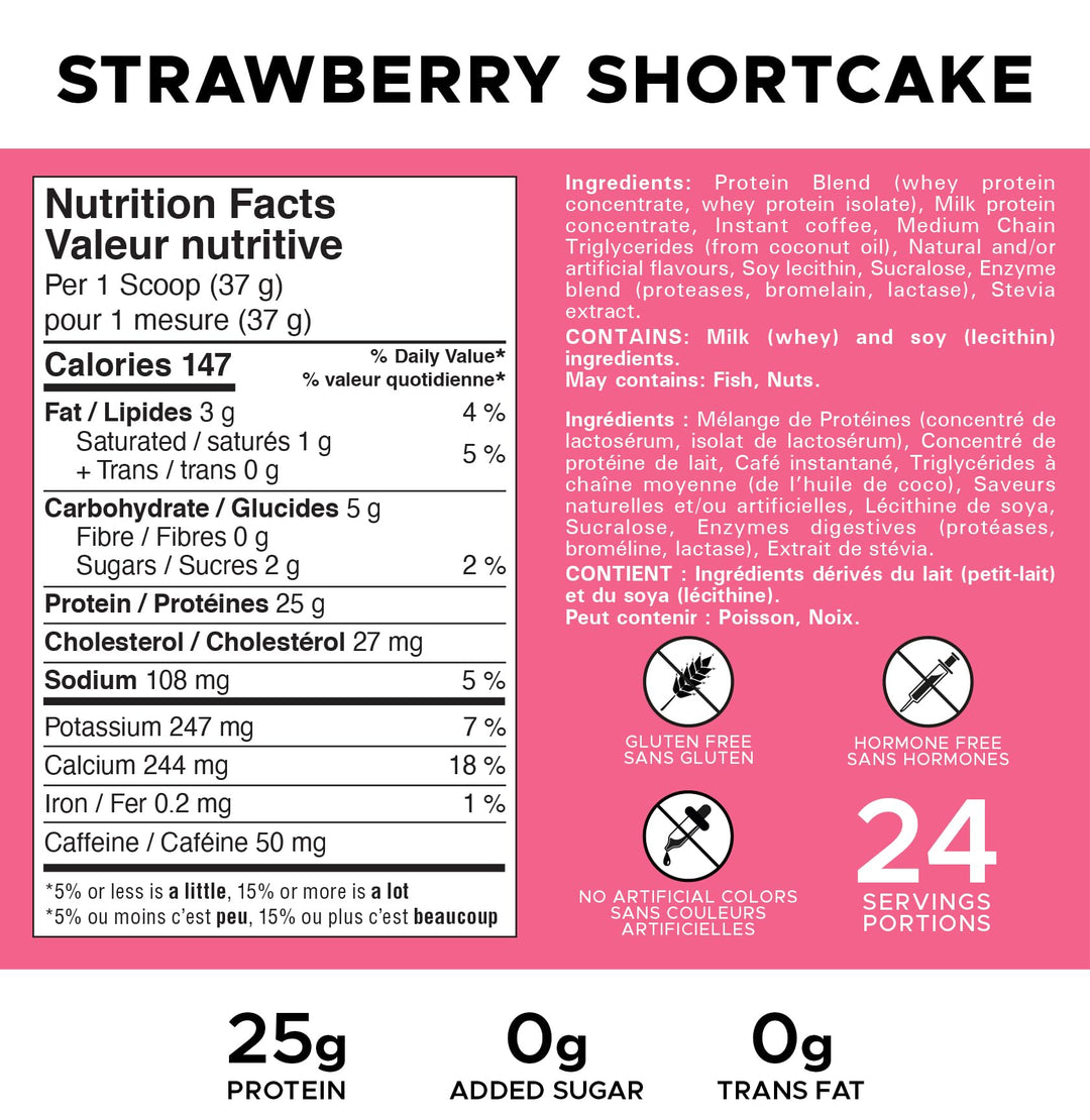 Revolution Nutrition – High Whey Isolate Protein Powder – Strawberry Shortcake – 2LB