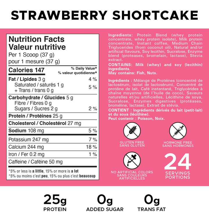 Revolution Nutrition – High Whey Isolate Protein Powder – Strawberry Shortcake – 2LB