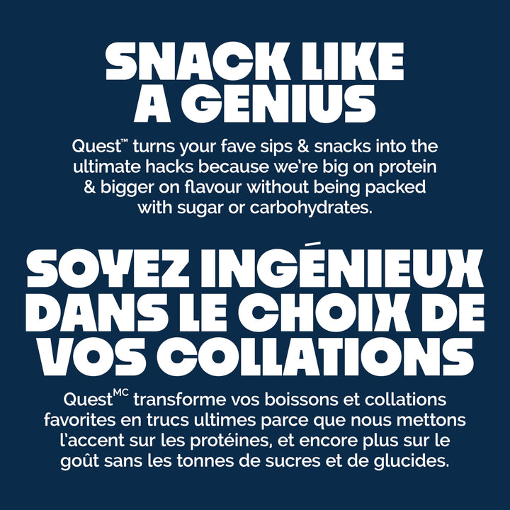 Quest Chocolate Chip Cookie Dough Protein Bar - 21g Protein, 1g Sugar, High Fiber, Keto Friendly (4-Pack) - Canadian Distribution - Ships Free Within Canada on Orders Above CAD $199